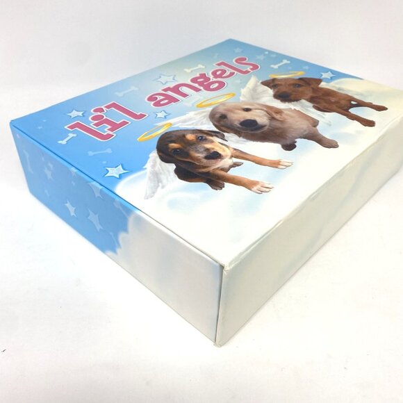 Scholastic Li'l Angels Puppy Dog Stationery Kit Magnetic Closure Box Preowned - Picture 9 of 12